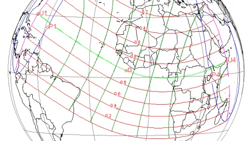 Eclissi solare in arrivo a Novembre. Cosa si vedrà dall'Italia?
